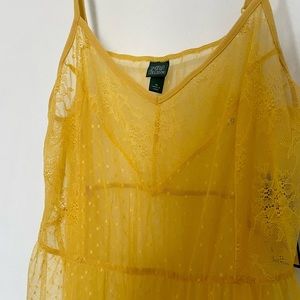 NWT Boho Sheer Maxi Dress